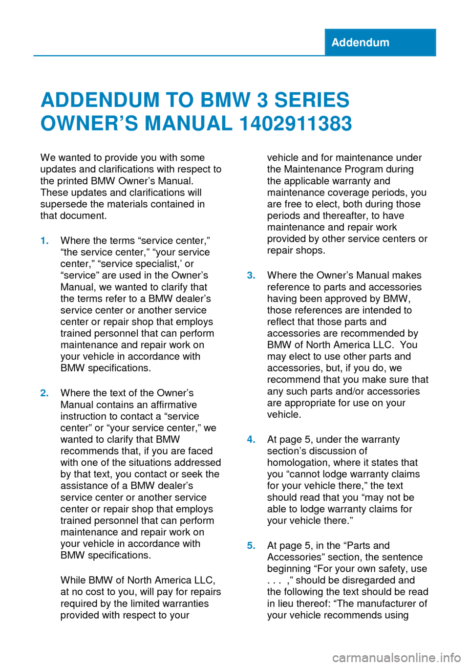bmw 3 series owners manual pdf