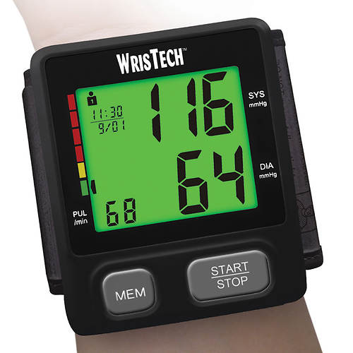 wristech blood pressure monitor manual