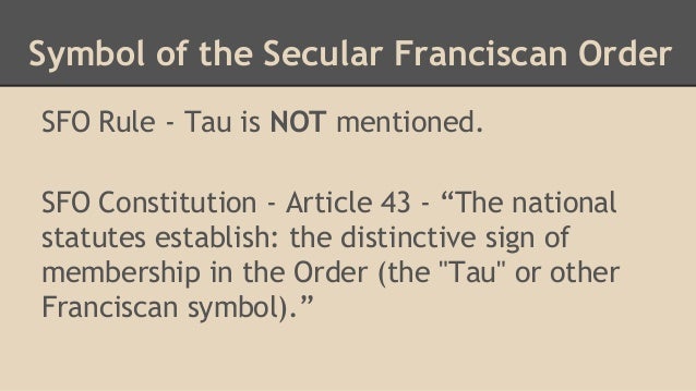 secular franciscan order fun manual