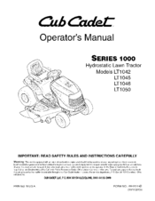 cub cadet lt1045 parts manual