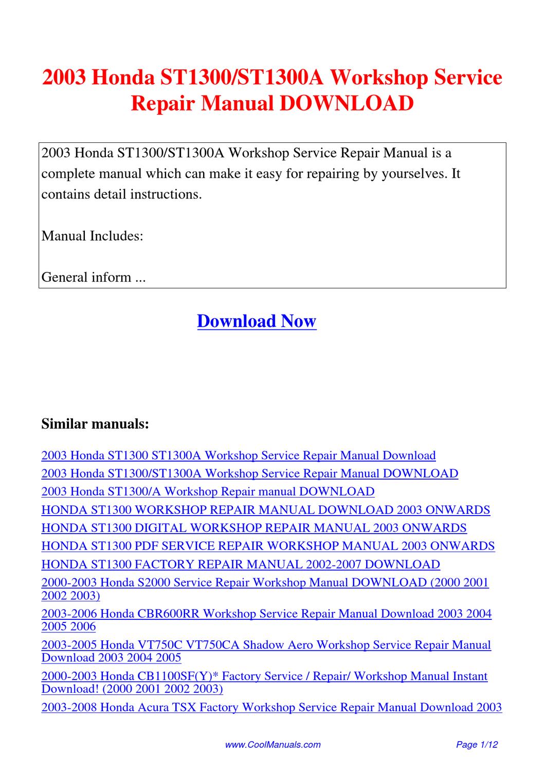 2004 honda cbr600rr service manual pdf