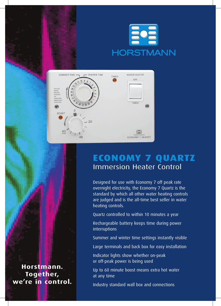 horstmann economy 7 quartz manual