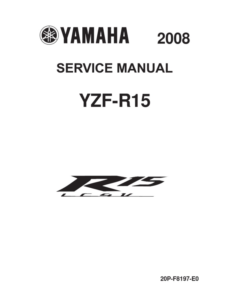 yzf r3 service manual pdf