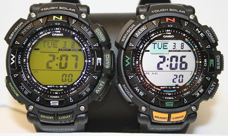 casio pathfinder triple sensor watch manual