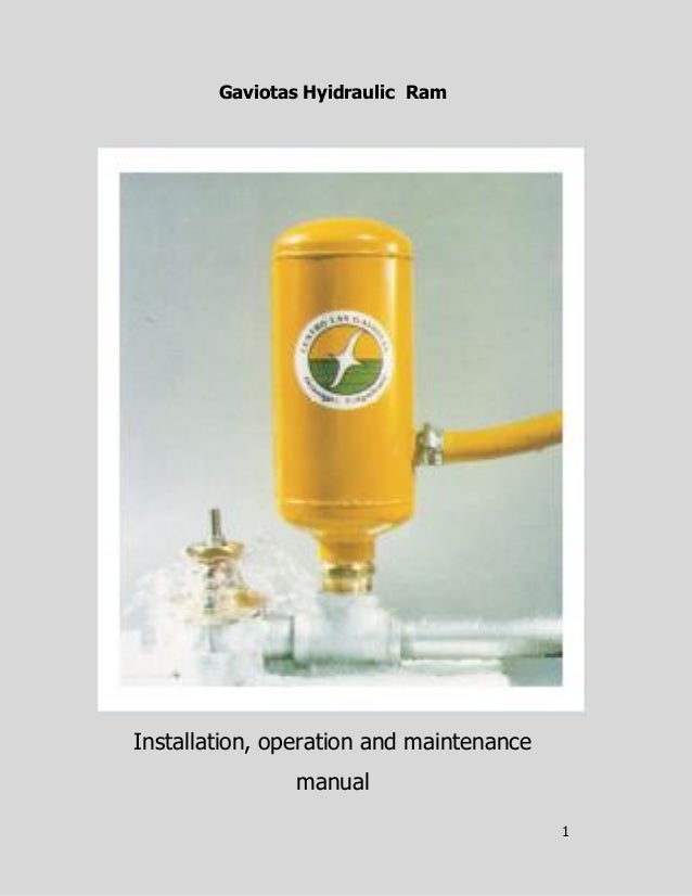 fire pump operation and maintenance manual