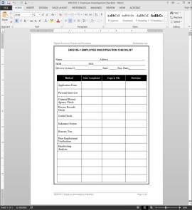 policy and procedure manual template