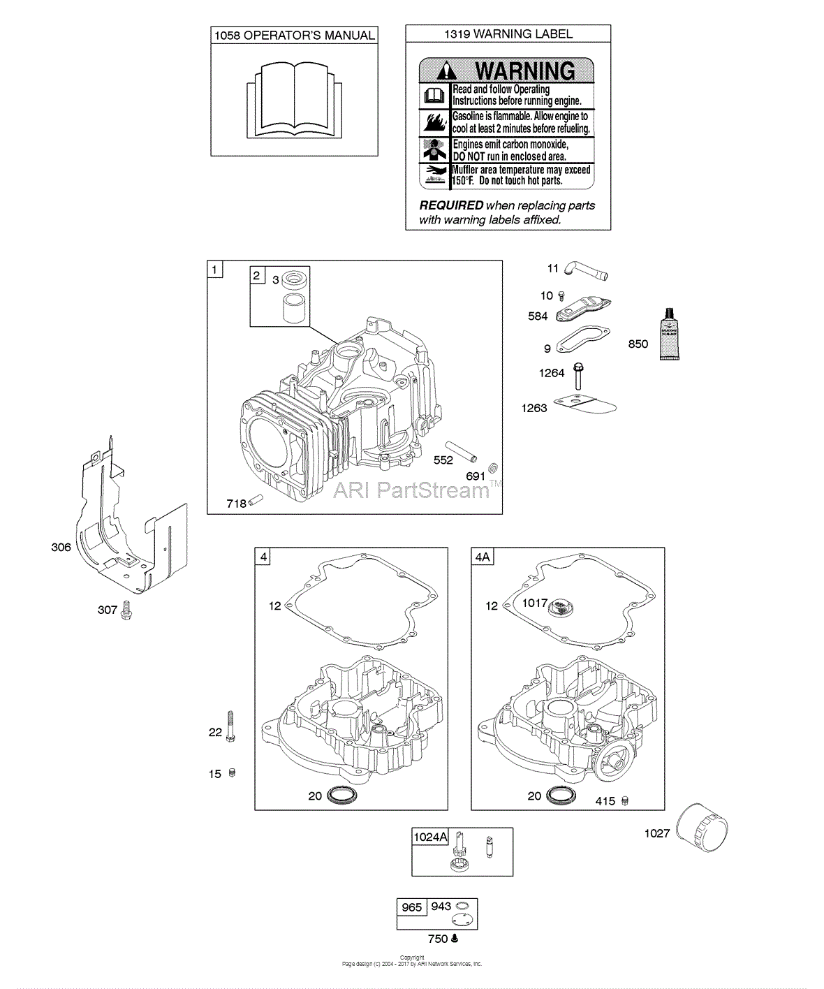 briggs and stratton parts manual