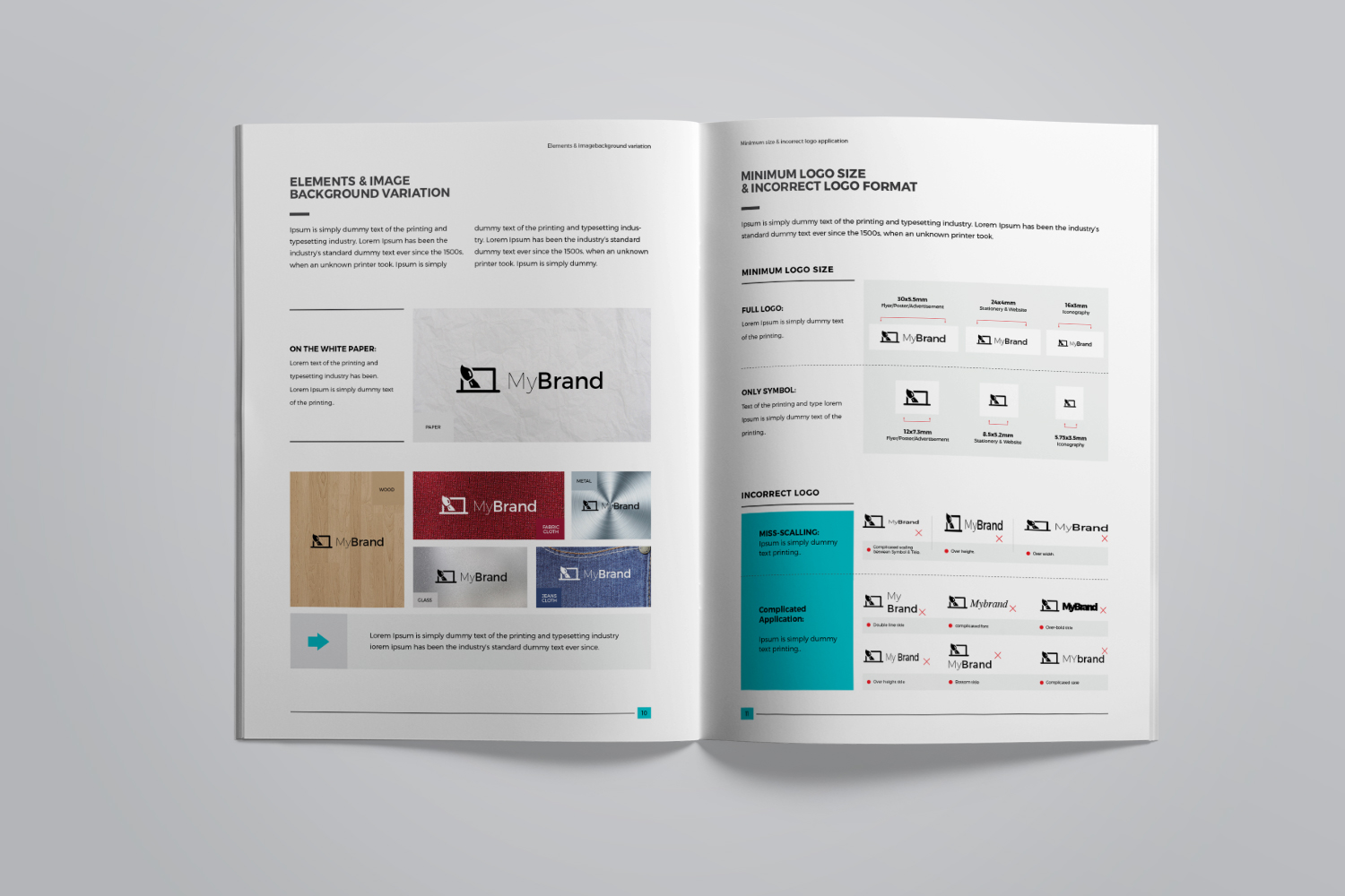 corporate identity manual template pdf