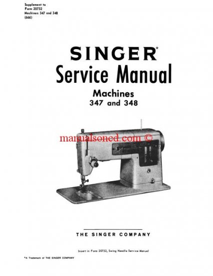 sewing machine repair manual free download